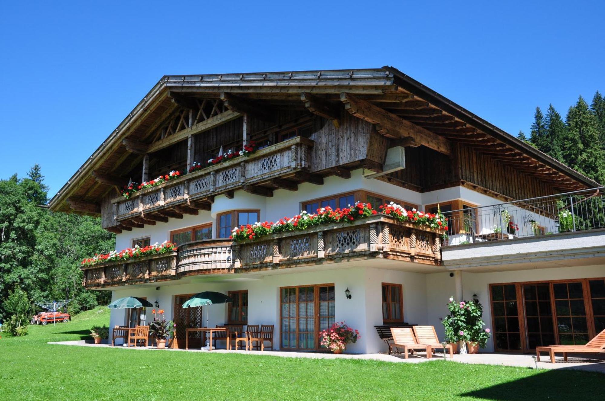 Landhaus Alpensonne Schattwald Buitenkant foto